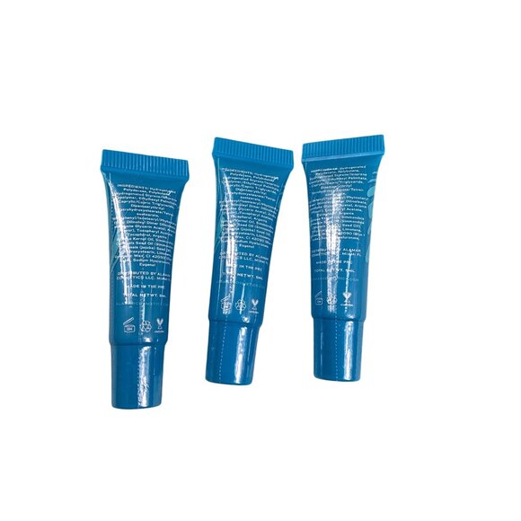 Alamar Cosmetics Aqua Fresca Plumping Lip Water Set Of 3 Travel Side Lipcare New - Picture 3 of 3